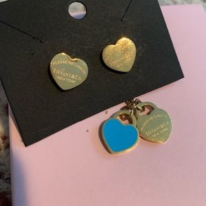 tiffany necklace and earrings set